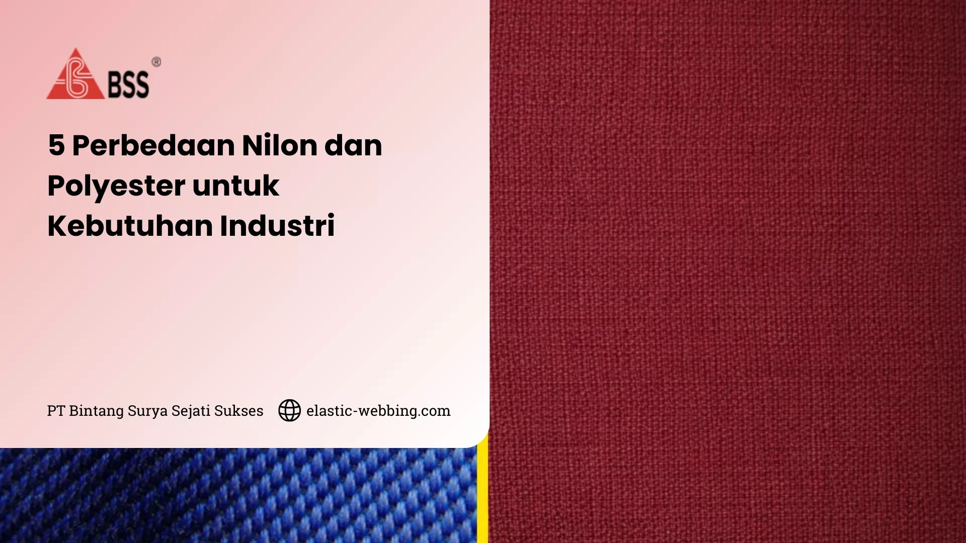 5 Perbedaan Nilon dan Polyester untuk Kebutuhan Industri