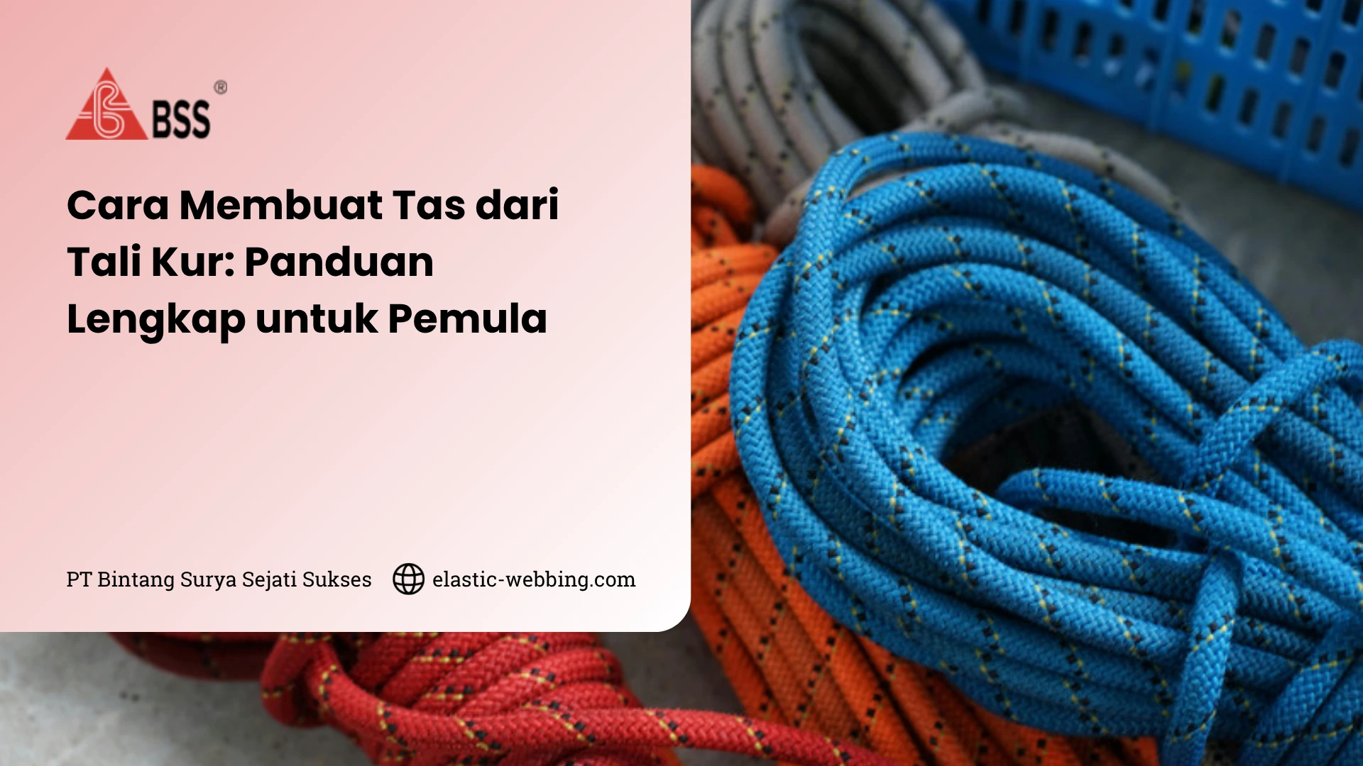 Cara Membuat Tas dari Tali Kur
